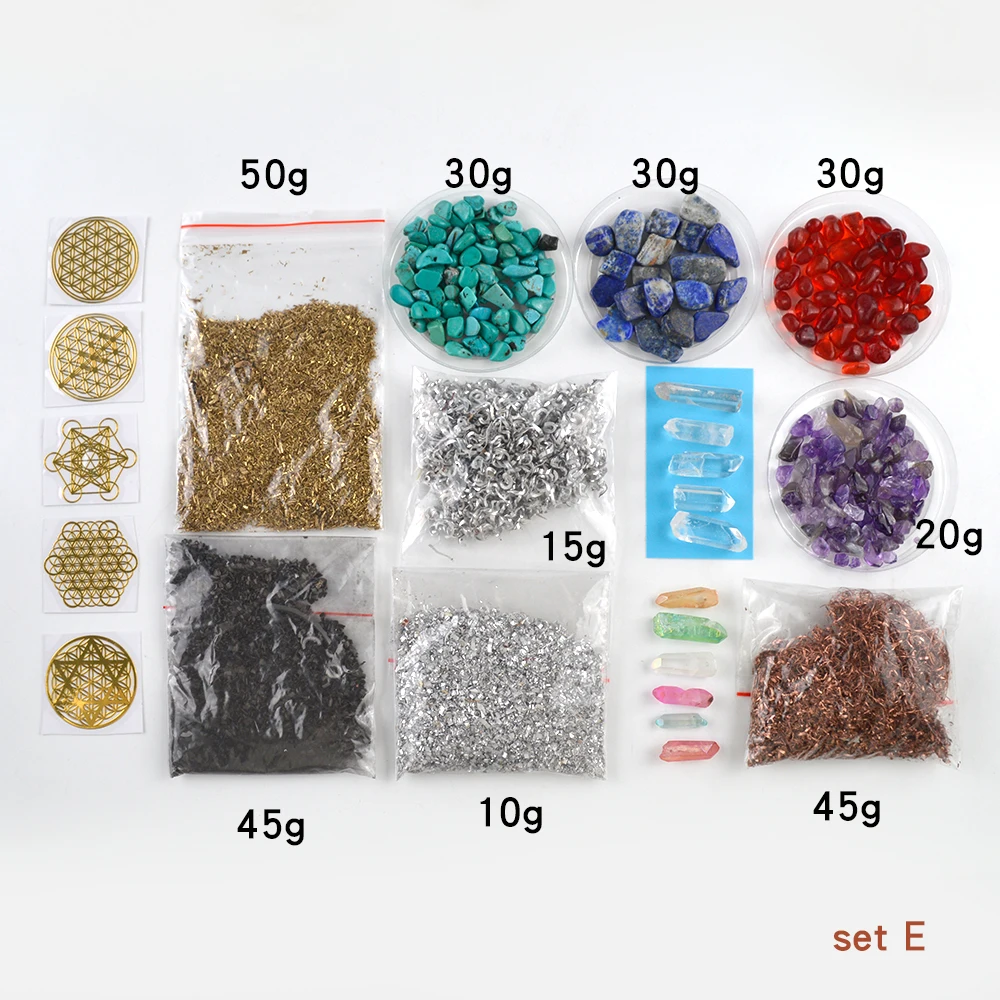 Virutas Железный хрустальный камень латунные стружки медная алюминиевая пудра