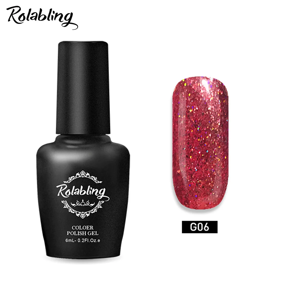 Гель-лак Rolabling для ногтей 6 мл праймер долговечный Светодиодный УФ-Гель-лак |