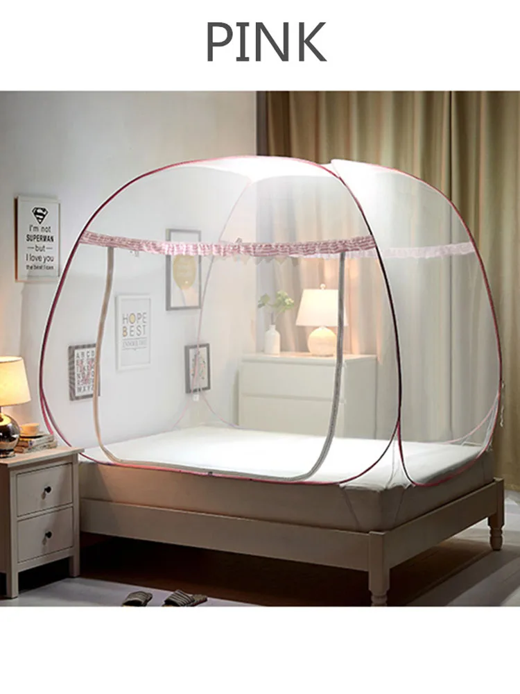 Складная москитная сетка Юрта мелкая навес для палатки двухъярусной кровати