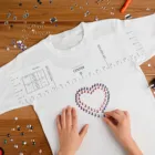 Виниловая линейка для футболок, 1 шт.