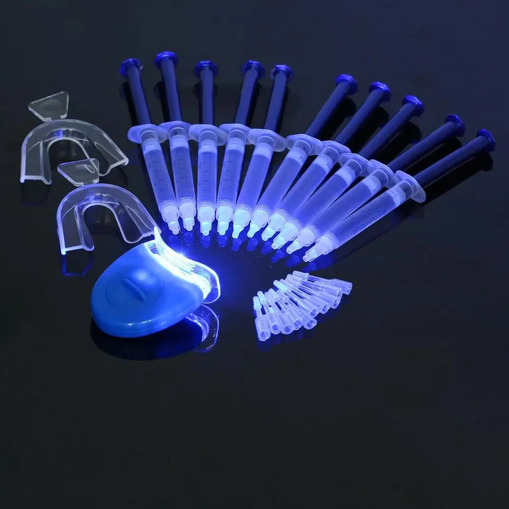 Whitening System 10 шт., профессиональное стоматологическое оборудование, отбеливающий гель для зубов, система отбеливания зубов, отбеливание осветление, набор для ухода за полостью рта - Цвет: Whitening System