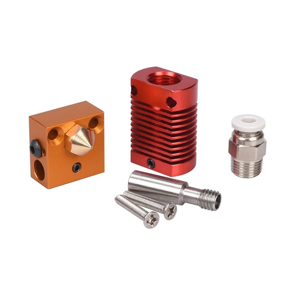 CR10 Hotend Kits MK8 комплекты экструдеров 1 75 мм 0 4 J-head Bowden Форсунка экструдера