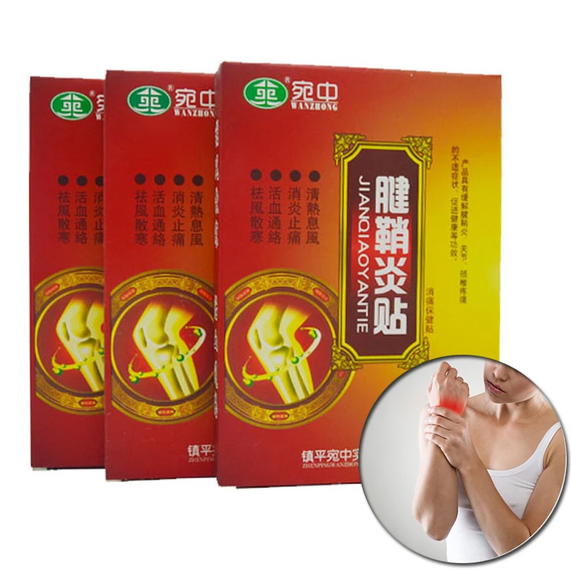 Synovial наклейки 12 шт. Медицинский Обезболивающий пластырь для синовитов