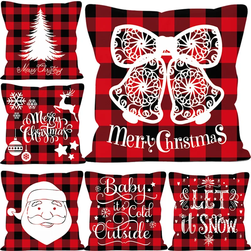 

Рождественский Декор для дома 45x4, 5 см, наволочки с рождественскими узорами, рождественские подарки, Рождество 2019, Рождество, Новый год 2020