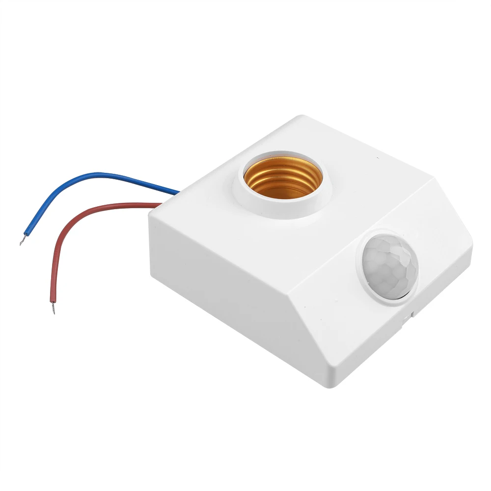 Держатель лампы с инфракрасным датчиком движения E27 |