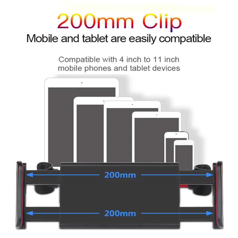 

Oppselve 360 Rotation Car Tablet Holder Stand For iPad 2 3 4 Air Pro 4-11 inch Phone Universal Stand Bracket Back Seat Car Mount