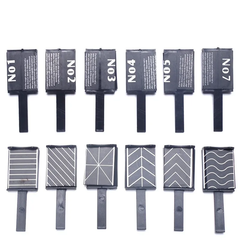 Мощная магнитная палочка для ногтей набор 3D магнитов УФ-рисования лампа