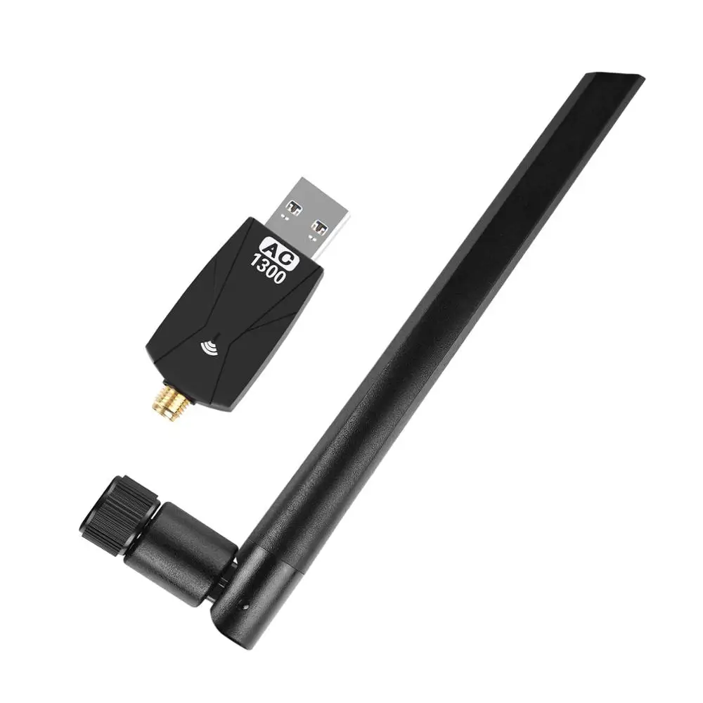 

Newest 1300M 2.4G/5.8G Wireless Network Card Dual-Frequency USB Gigabit Wireless Network Wifi Receiving Transmitter