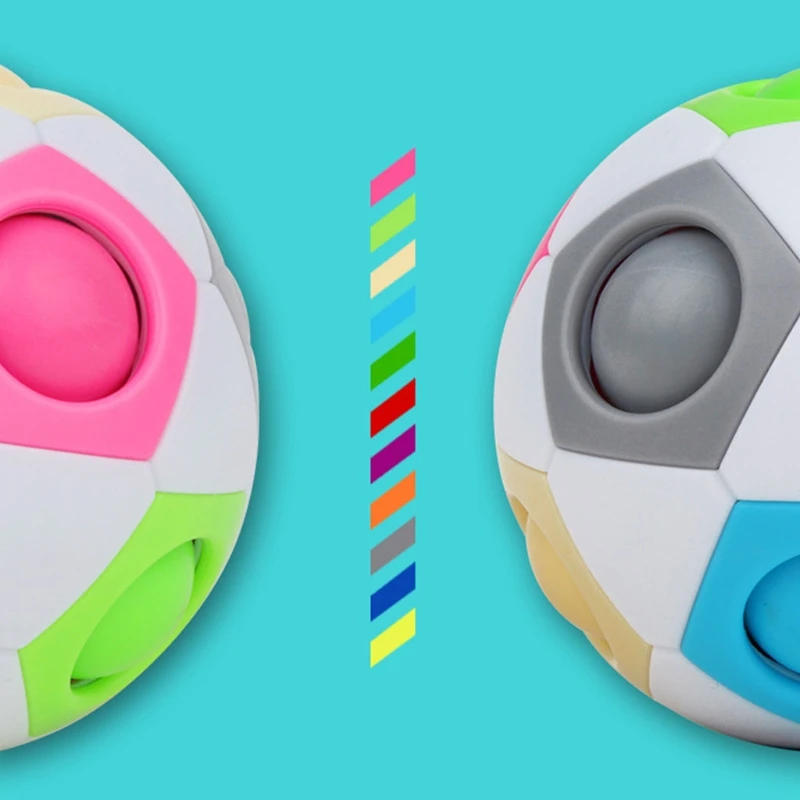 

2021 New 1PC Hand Spinner Sensory Fidget Gyro Cube Gyroscope for Activity Centers Mini Cube Puzzle Stimulation Interactive Ball