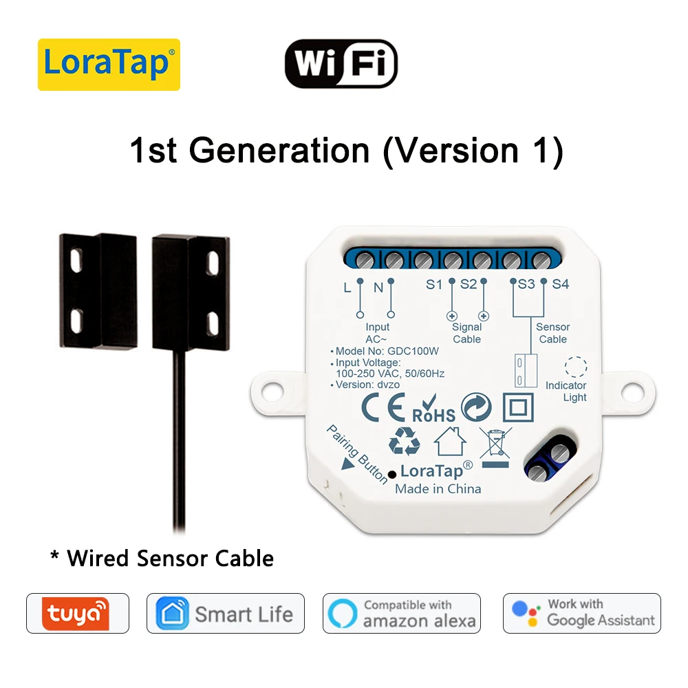 

LoraTap Tuya Smart Life Контроллер для гаражных ворот