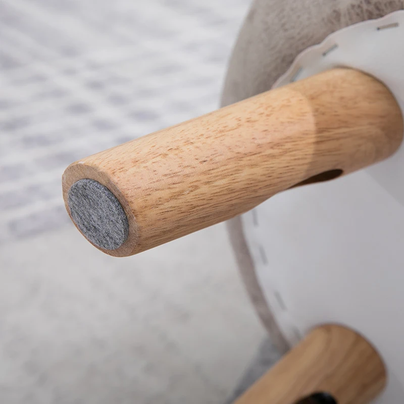 

Low solid wood ball stool sheep stool designer furniture stool home storage fabric sheep row stool