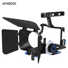 Клетка для видеокамеры Andoer C500, Матовая коробка + следящий фокус + ручка для камеры GH4 Sony A7SA7A7R ILDC