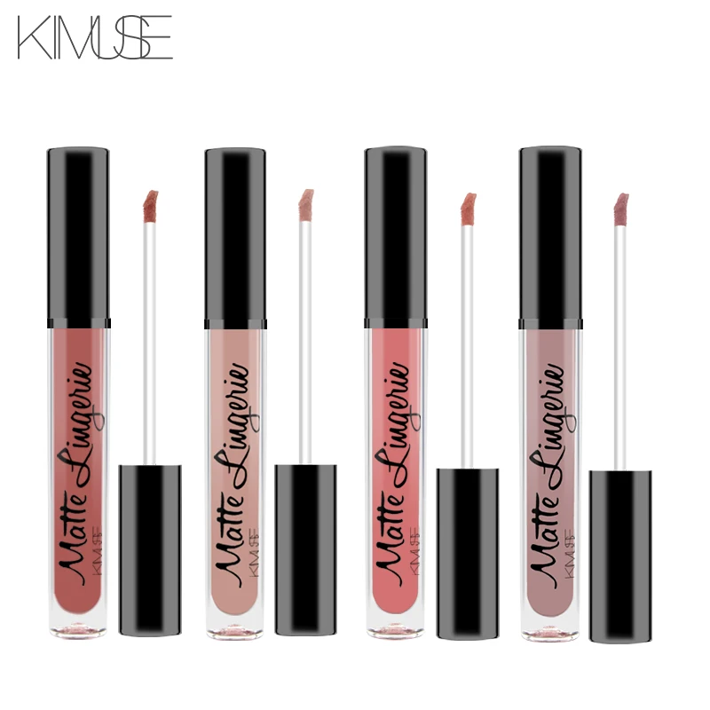 KIMUSE матовая губная помада водостойкая жидкая блеск пигмент бархатная макияж