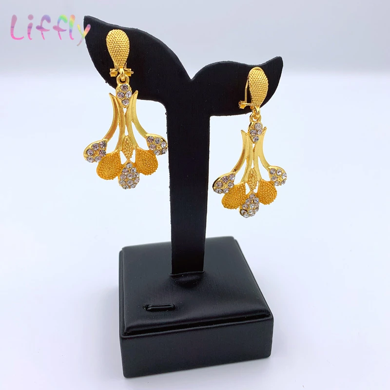 Продажи! Лидер продаж 2020 новые ювелирные наборы из Дубая ожерелье с цветком