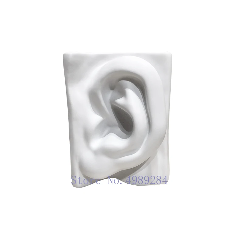 Creative Nordic Resin Five senses nose ear Imitation plaster modern abstract human face Decorative ornaments Home Decorations | Дом и сад