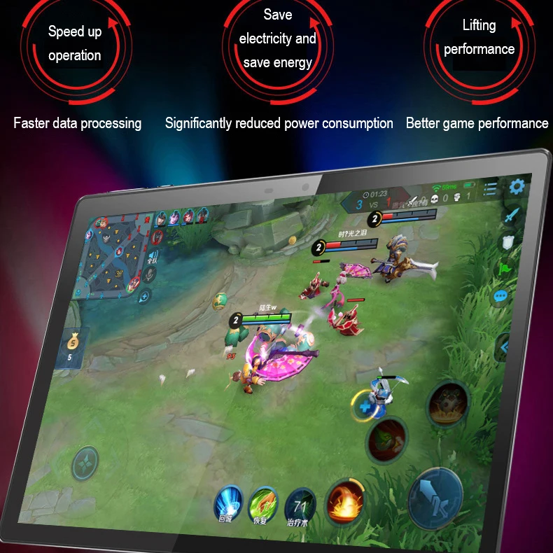 Laptop Gaming PC Tablet 11.6 inch High Clear Screen 10-Core 3GB RAM 32GB 4G Network Gamer Tablet For Android OS Tablet Computer