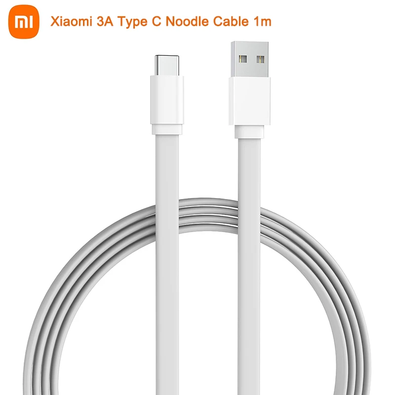 Оригинальный USB-кабель для передачи данных Xiaomi Type-c 3A провод быстрой зарядки и XIAOMI