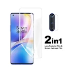 Гидрогелевая пленка для Oneplus Nord N10 5G 9 One Plus 8T 8 7 Pro, защитные пленки для экрана и защита объектива камеры 3D, полное покрытие