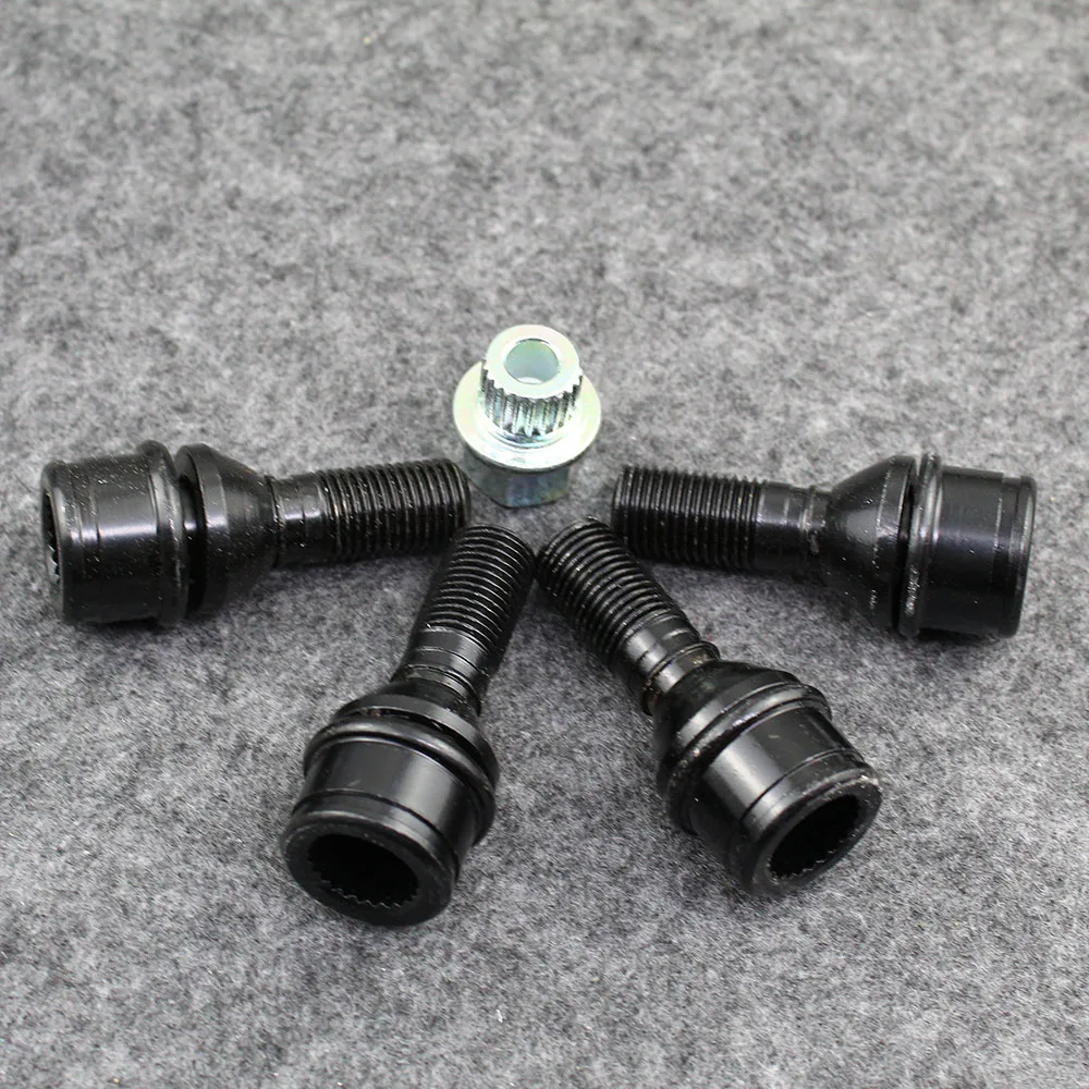 1 set M14x1.5x32 Wheel Bolt Locks 36136773191 For BMW E53 X5 3.0i 1999-2006 4.4i 1998-2006 4.6is 2001-2003 4.8is 2003-2006 |