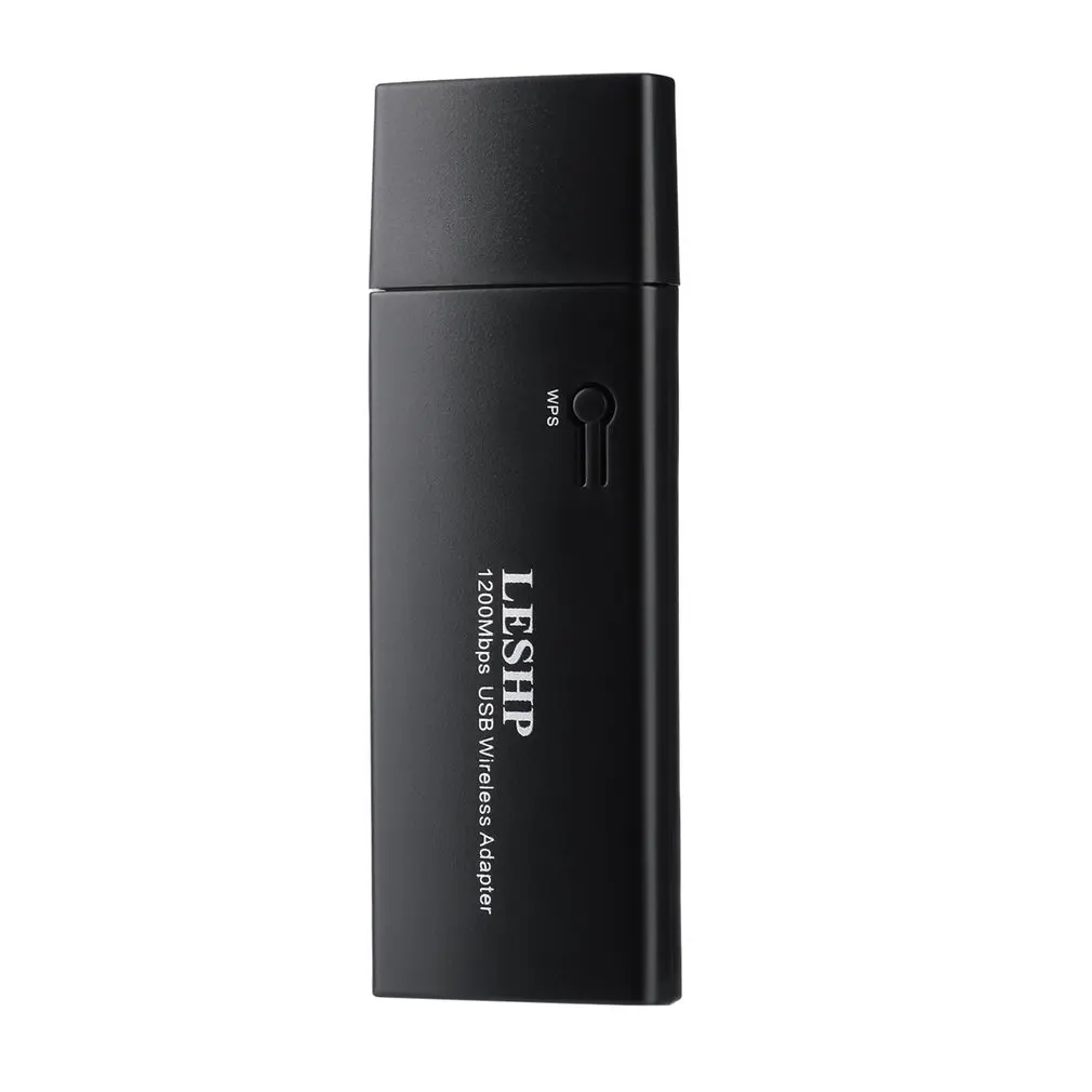 LESHP 1200Mbps 11AC Dual Band USB 3.0 Wireless Wi-Fi Network Adapter Wide Range Compatibility Quick Installation Black | Компьютеры и