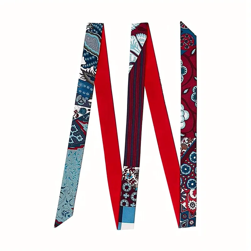 &quotЧерез поле&quot бренд длинный тонкий шарф модный головной платок женский