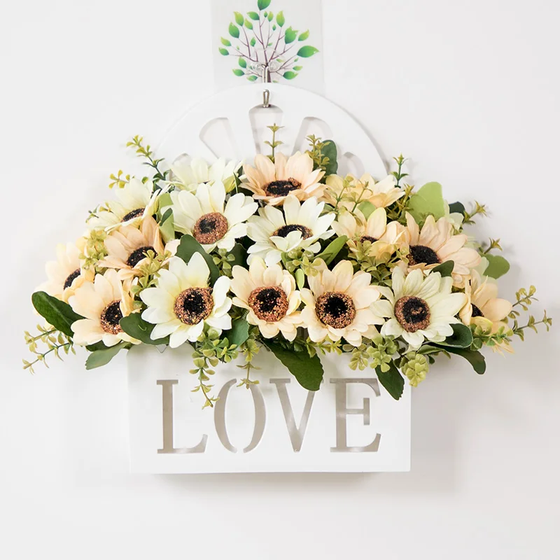 Скандинавский искусственный цветочный набор настенная подвесная ваза