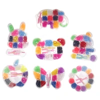600pcs colorful rubber loom bands weave elastic make bracelet tool diy set kit box girls gift kids toys for children