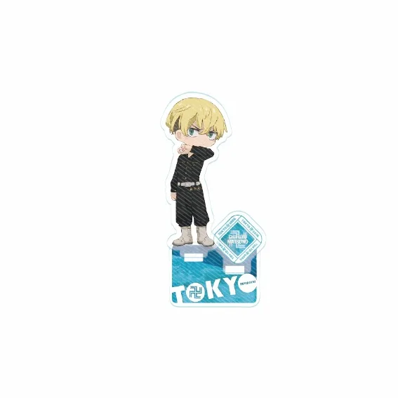 

New Hot Anime Tokyo Revengers Figure Takemitchy Hanagaki Tachibana Hinata Stand Cosplay Acrylic Christmas Birthday Present