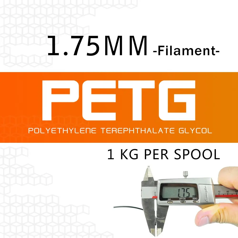 SUNLU 1 75 мм PETG 3D Принтер Нити точность размеров +/-0 02 2 фунтов (1 кг) катушка PLA нить petg
