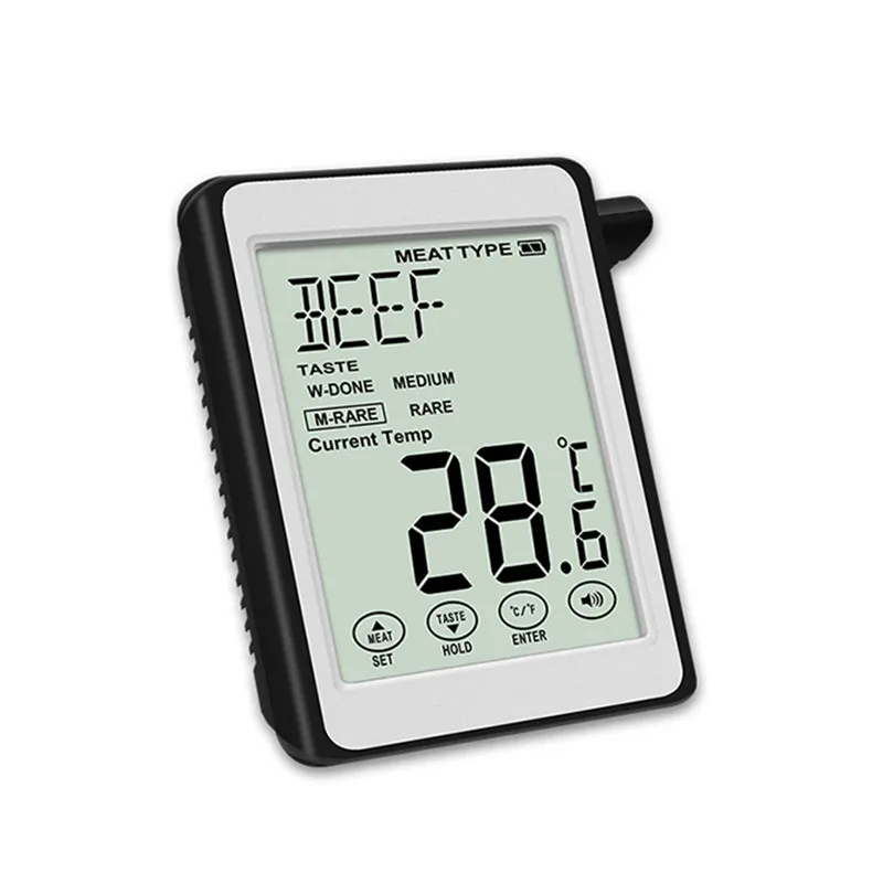 

CH-210 Touch Digital BBQ Thermometer Cooking Meat Food Oven Grilling Smoker Kitchen Probe Temperature Meter Timer Backlit Alarm