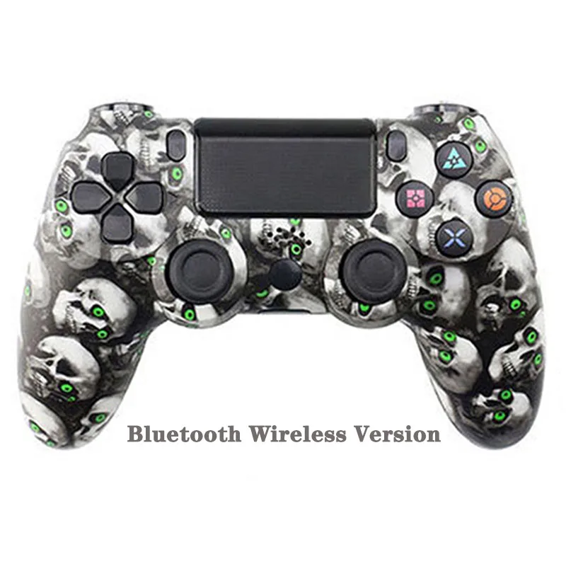 Bluetooth version 6 WUIYBN геймпад PS4 контроллер Bluetooth беспроводной/USB проводной джойстик для SONY Playstation 4 игровой автомат консоль ПК паровой - Цвет: Bluetooth version 6