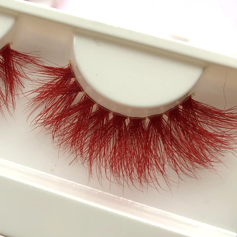 Новое поступление красочные 3D настоящие норковые ресницы Buzzme пушистые