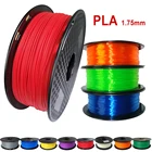 Нить для 3D-принтера PLA 1,75 мм 500 г, печатные материалы, пластик, черный, красный, прозрачный, прозрачный, желтый, синий, фиолетовый
