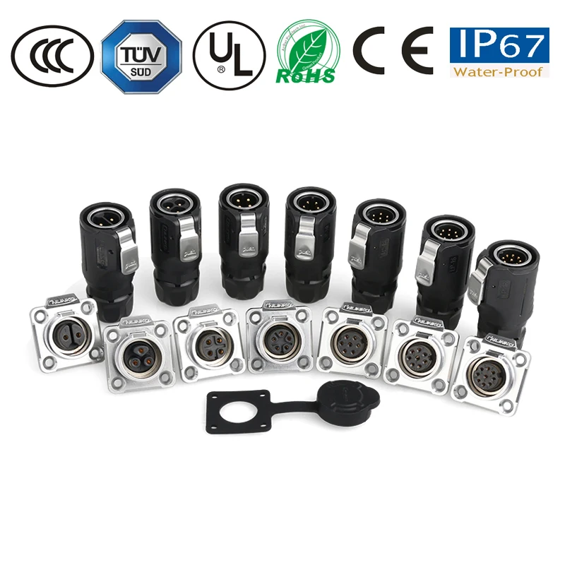 IP67 Водонепроницаемый 2-контактный 3-контактный 4-контактный 5-контактный