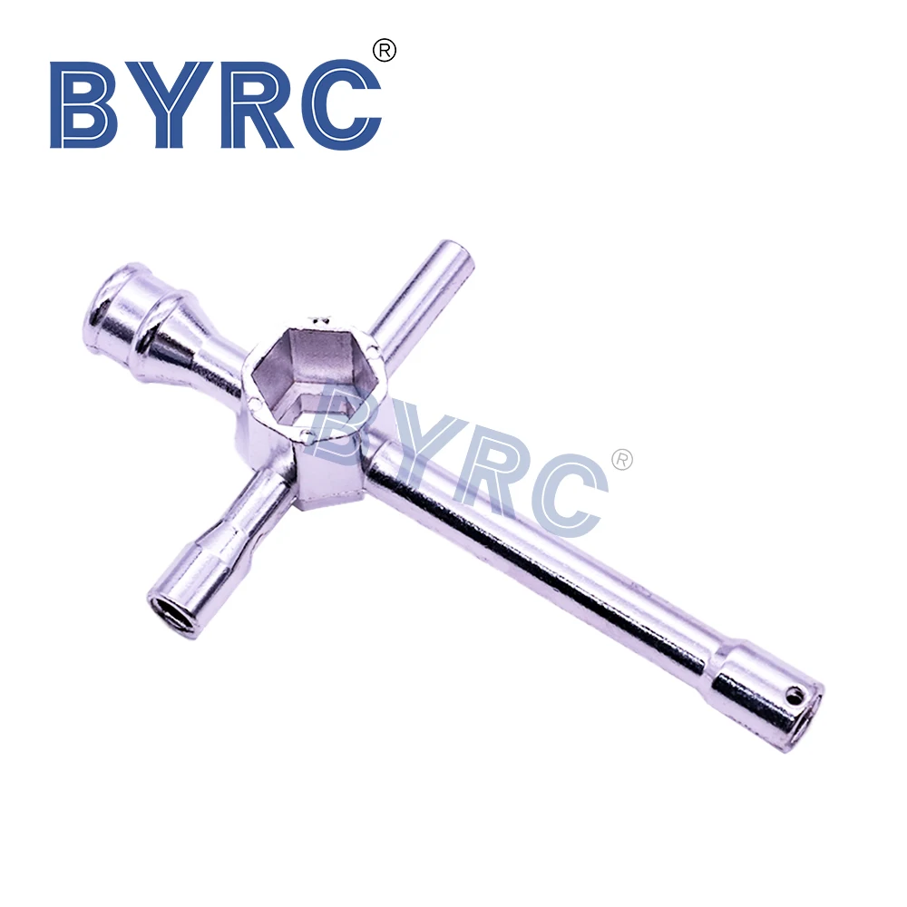 5 мм 7 8 10 17 Большой крестовой шестигранный ключ для 1/10 Nitro Electronic RC Car универсальный