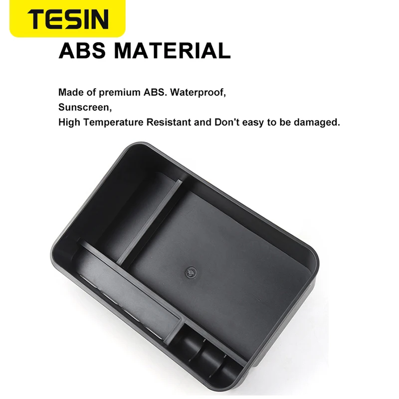 TESIN Car Inner Armrest Storage Box Cover for Nissan Patrol Y62 2017+ Interior Parts Accessories | Автомобили и мотоциклы