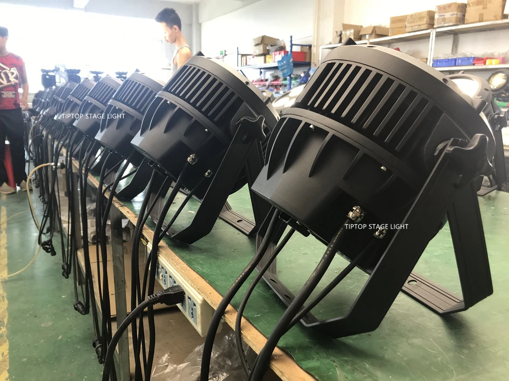 Gigertop TP P118 Новый 4x50 Вт сценический ССБ Водонепроницаемый светодиодный светильник