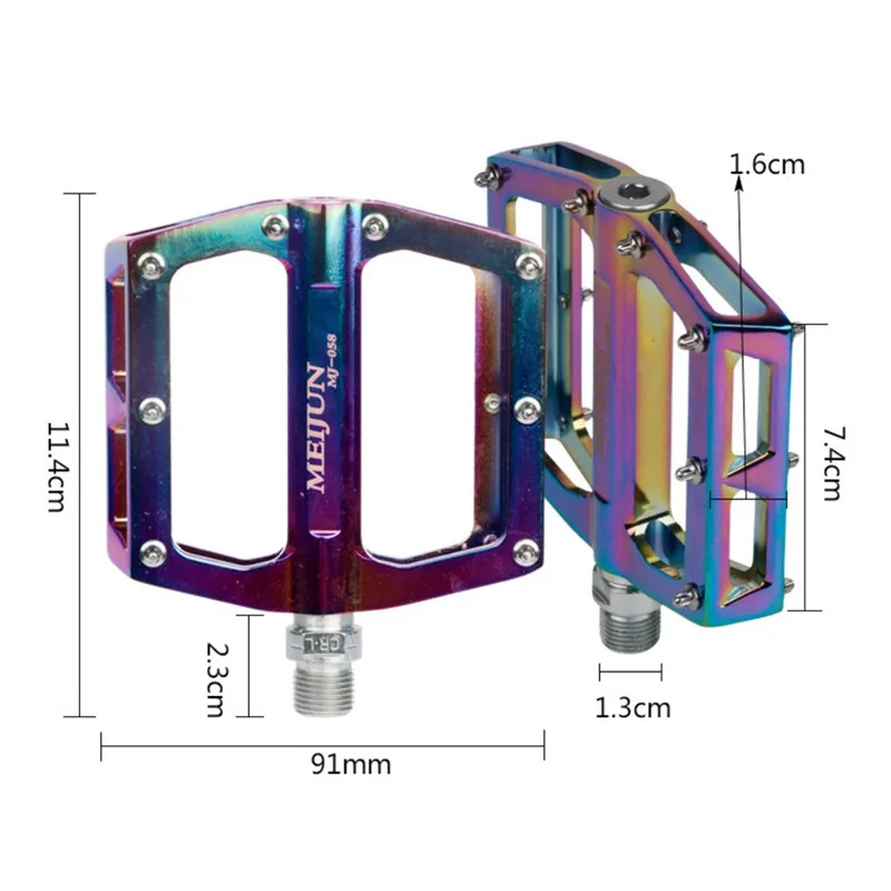 

MTB Colorful Pedals Ultralight Bicycle Pedal Anti-skid Road Cycling MTB Pedals Aluminum Mountain Bike Pedals