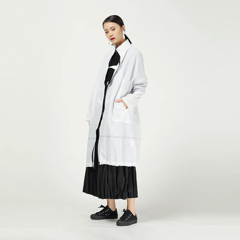 Пальто для женщин XITAO длинное пальто в британском стиле модная ветровка размера