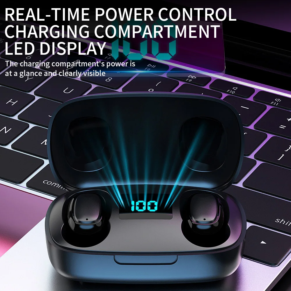 T10 наушники вкладыши TWS с Беспроводной смарт гарнитура Bluetooth 5 0 спортивные игровые