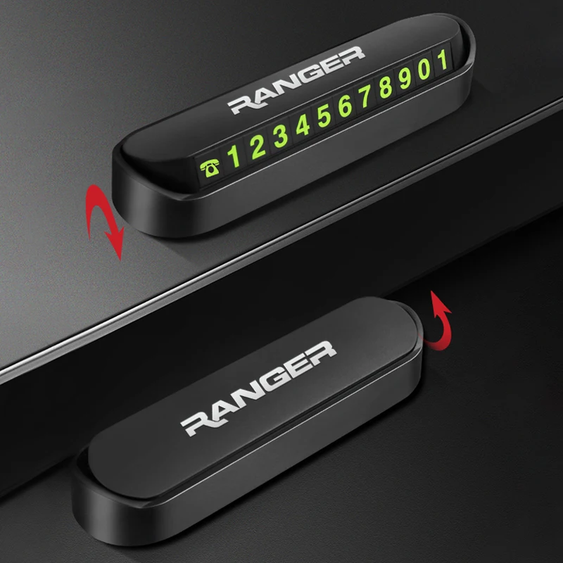 Автомобильный временный стоп сигнал парковочная карта табличка с номером