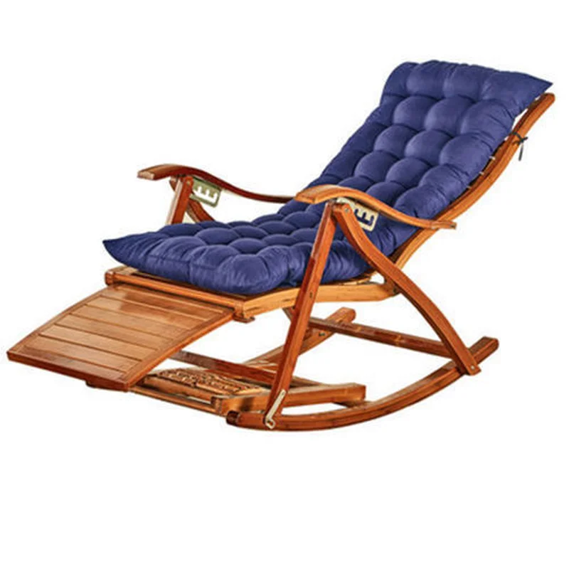 

Bamboo recliner folding lunch break sleep home summer balcony cool chair leisure sitting folding old adult easy chair WF601913