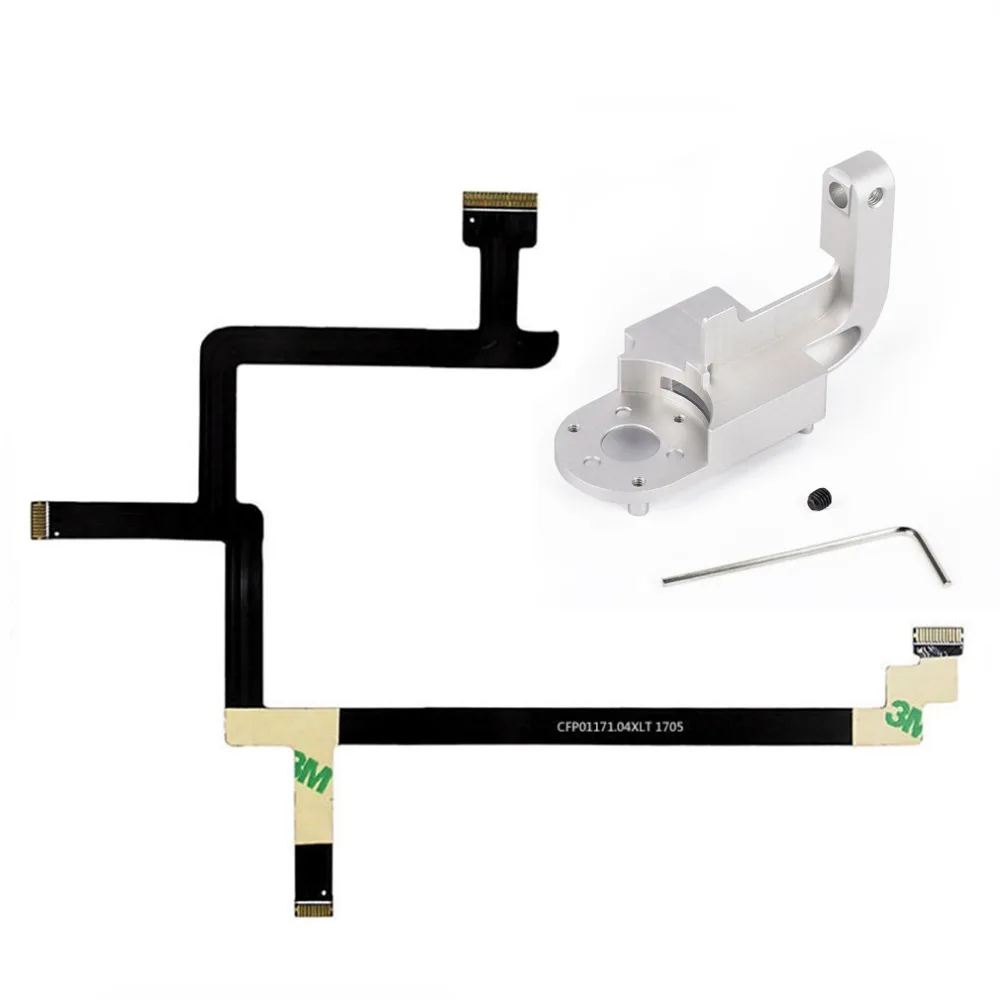 Yaw Arm алюминиевый кронштейн лента плоский кабель для DJI Phantom 3 Стандартный P3S SE Дрон камера Gimbal Ремонт Запчасти Замена - Цвет: yaw arm for SE