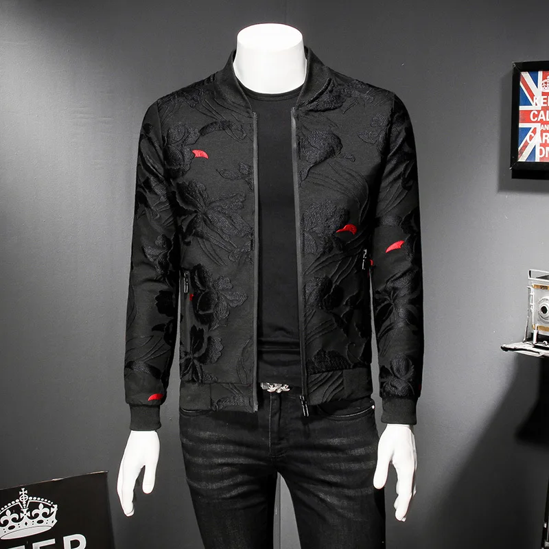 

Jacket Men Puff Slim Fit Bomber Jacket Men Black Chaqueta Hombre Casual Plus Size 6xl Zipper Jacket Men
