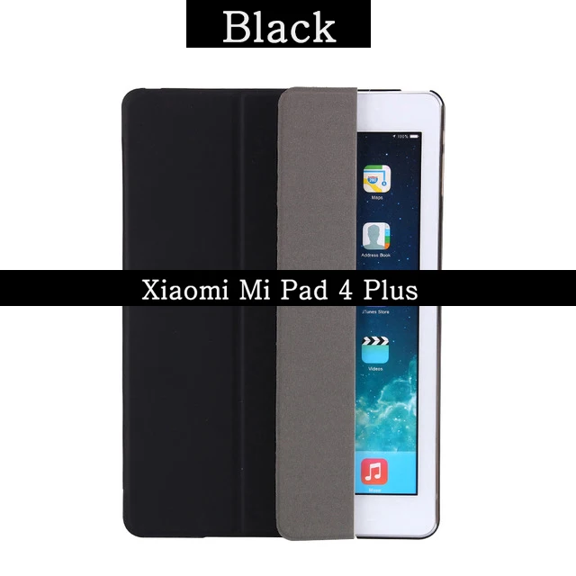 Магнитный чехол для планшета Xiaomi Mi Pad 4 Plus 10,1 дюймов wifi 4G LTE кожаный флип-чехол защитный чехол-подставка - Цвет: Xiaomi Mi Pad 4 Plus