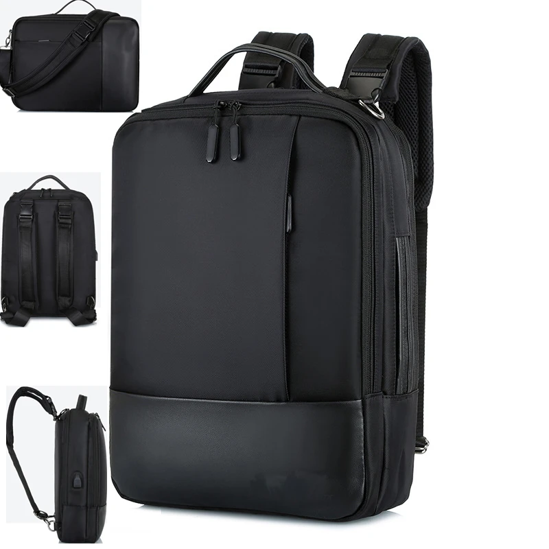 

Мужской водонепроницаемый рюкзак для ноутбука 15,6 дюйма с USB-зарядкой