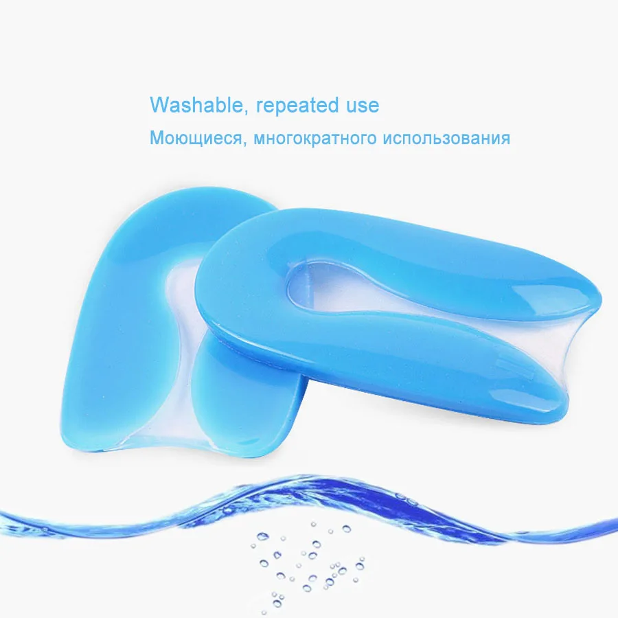 Силиконовые гелевые стельки для мужчин женщин Подошвенный Фасциит u образная