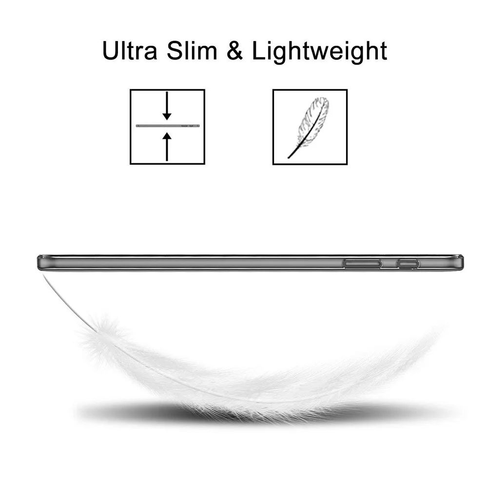 Прозрачный мягкий защитный чехол из ТПУ для Samsung Galaxy Tab A 10 1 дюйма SM T585 T580 2016