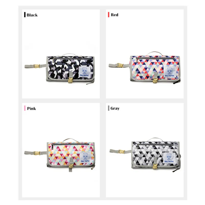 Детский пеленальный коврик портативный складной моющийся Водонепроницаемый