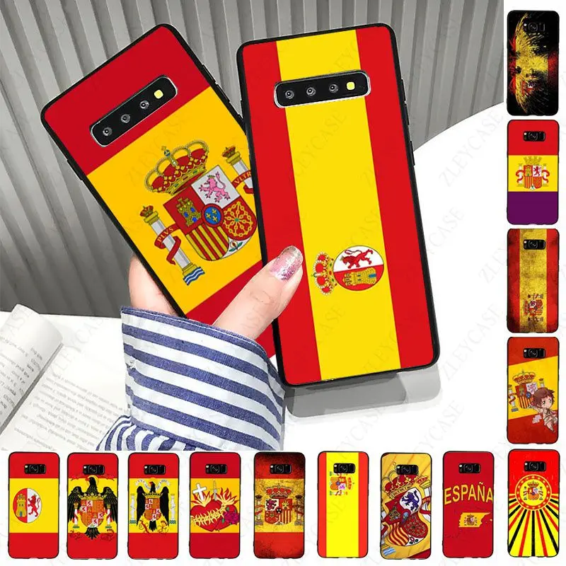 

Spain Spanish flag camp Phone Case For samsung galaxy s10 s20fe s9 s30 s20ultra s21plus note8 note9 note10plus note20ultra Cover